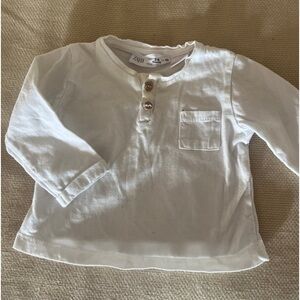 ZARA long sleeve baby shirt